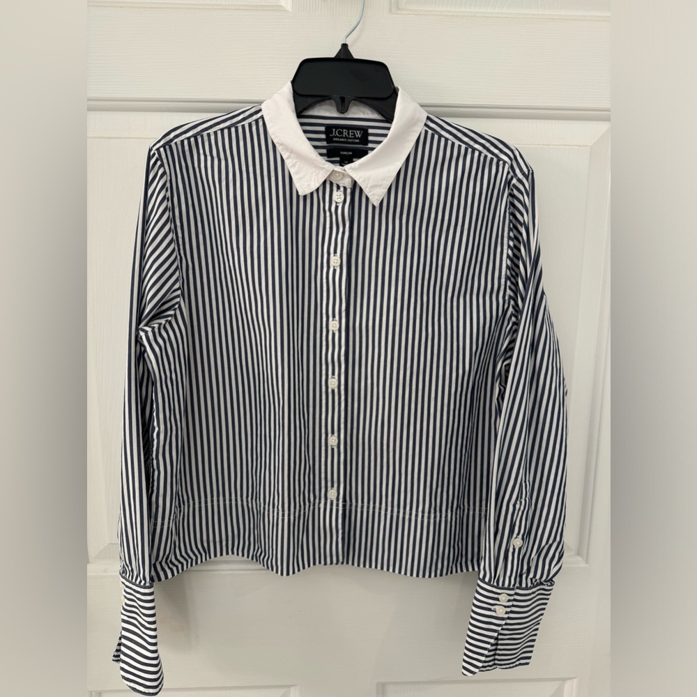 J. Crew Garçon Shirt Dark Evening Size 12